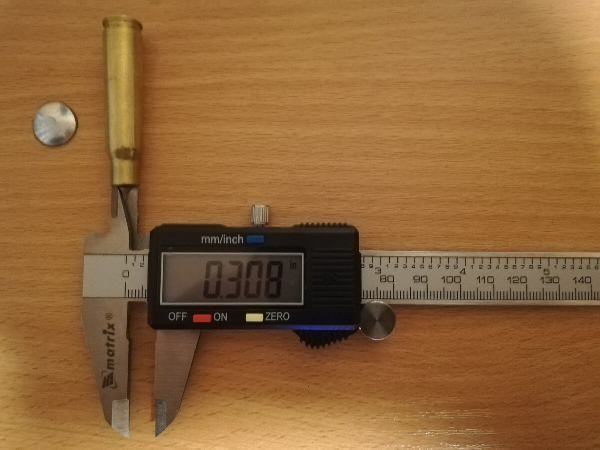 Вместо положенных 0,305-0,306 дюйма дульце отыгрывает до абсолютно неприличных размеров