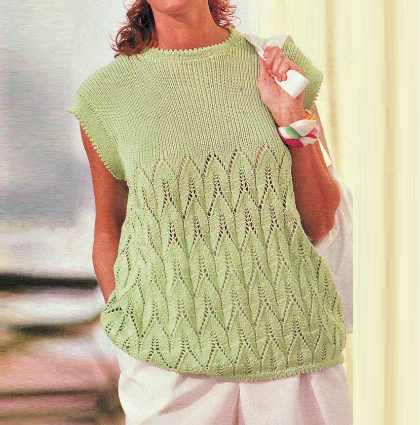 Из журнала по вязанию.