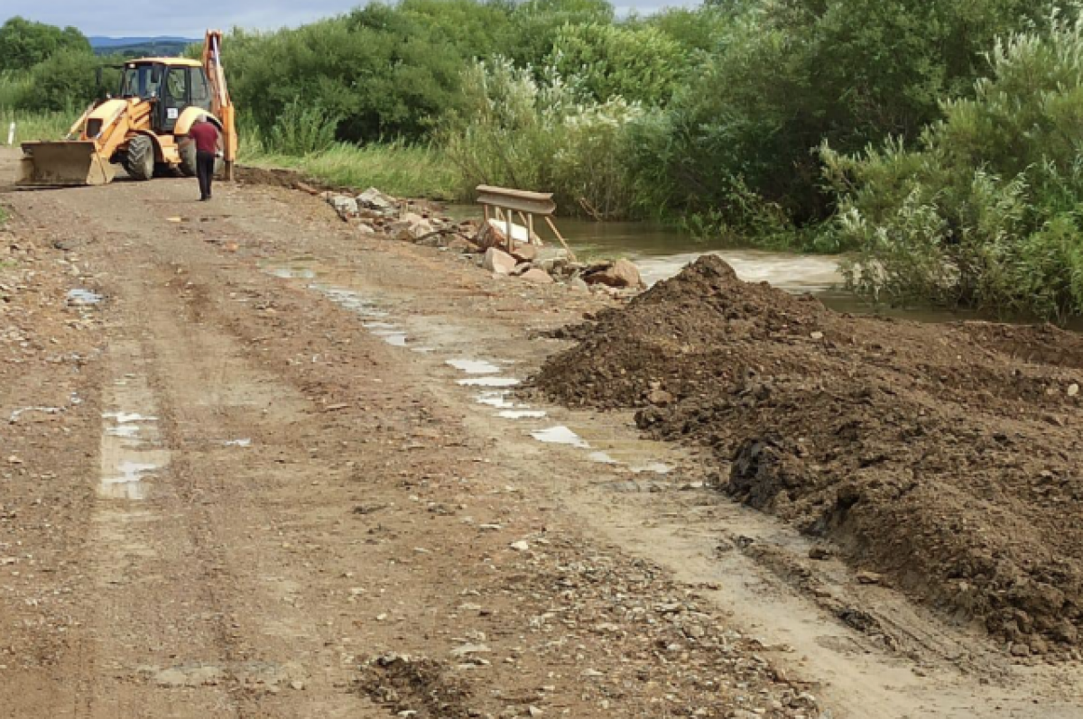    В Пограничном районе восстановлен и открыт проезд по всем направлениям