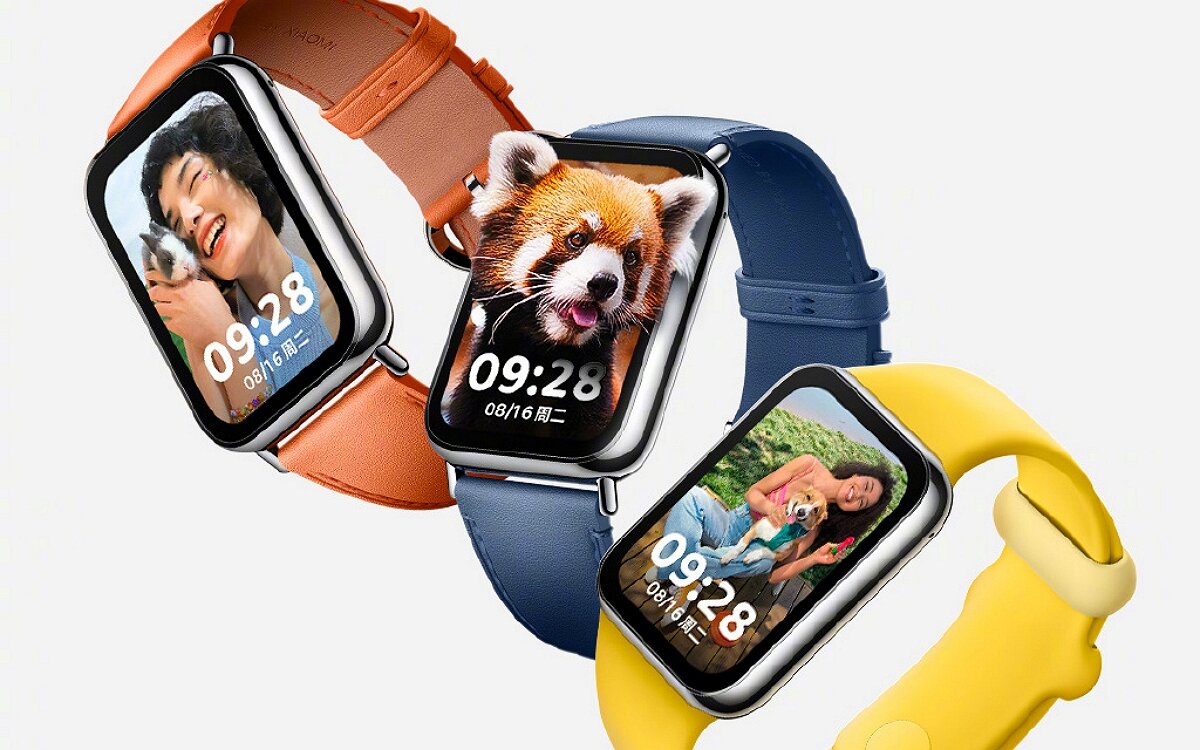 Xiaomi только что представила свой новый умный браслет, который сильно напоминает Apple Watch. Вместо овальной формы, как у предыдущих поколений, браслет имеет квадратную форму.