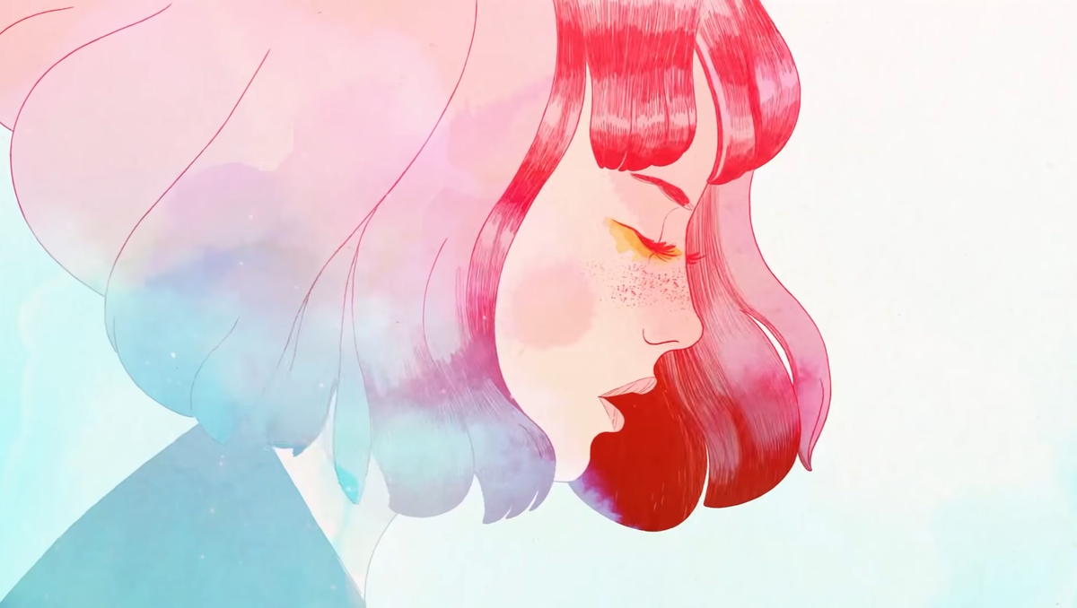 Кадр из трейлера игры «Gris».
