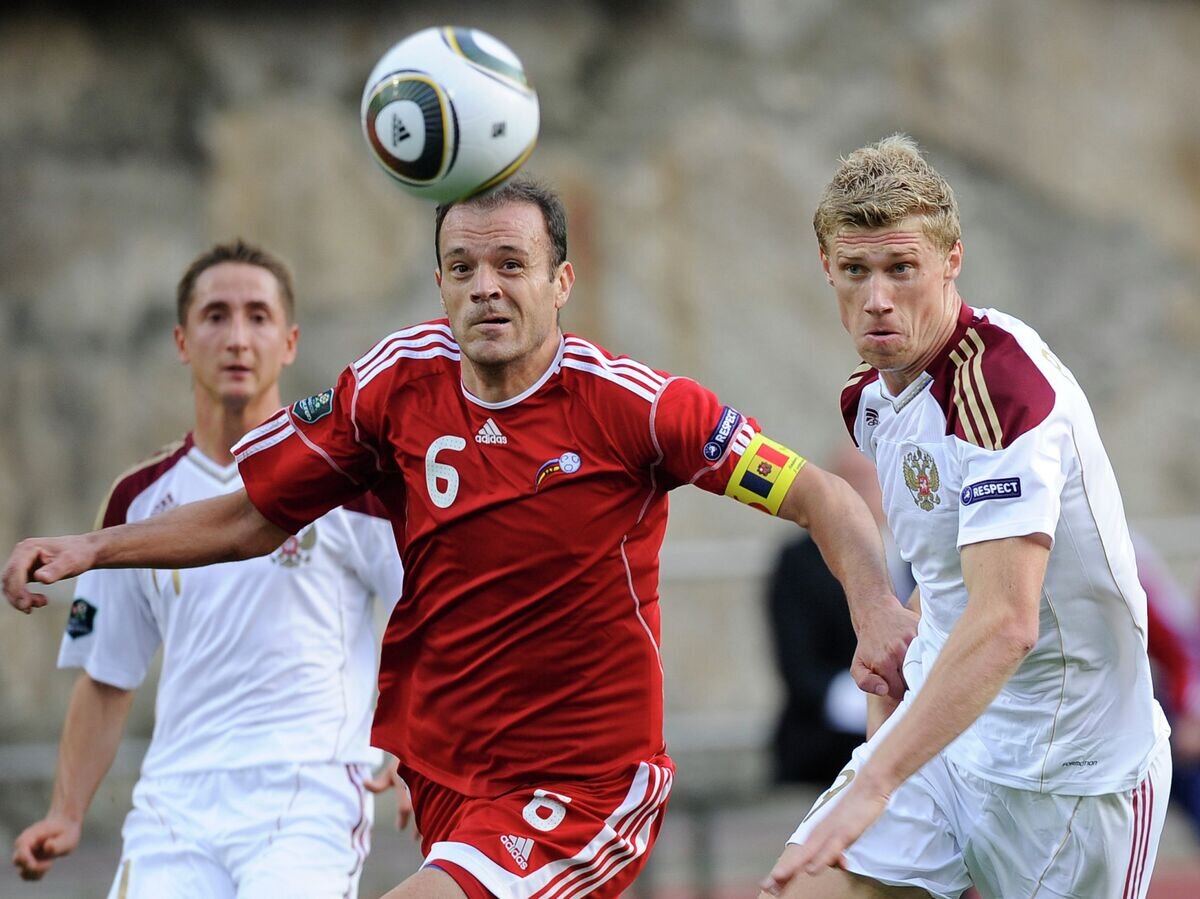    Игровой момент матча Андорра - Россия© РИА Новости / Александр Вильф