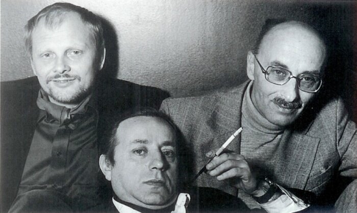 Ю. Жарких, А. Глезер и О. Рабин