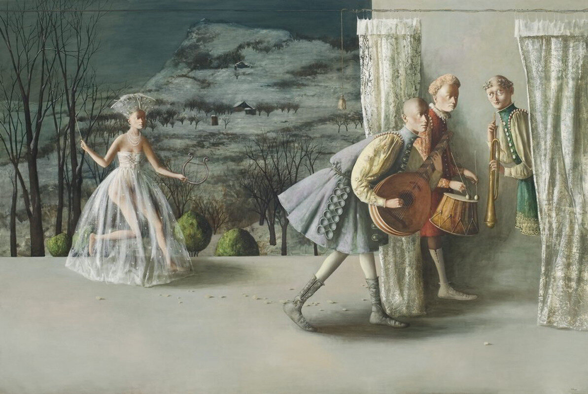 © Ваграм Давтян (Vahram Davtian). Вдохновение, 2017. Холст, масло. 150 × 230 см