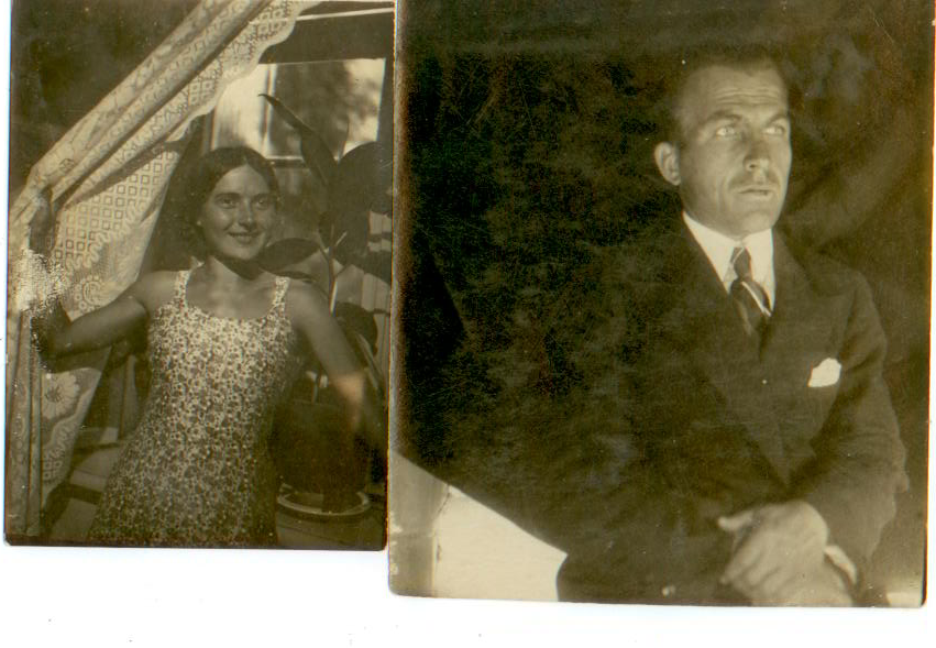 Бабушка Шура и ее муж, дедушка Саша
