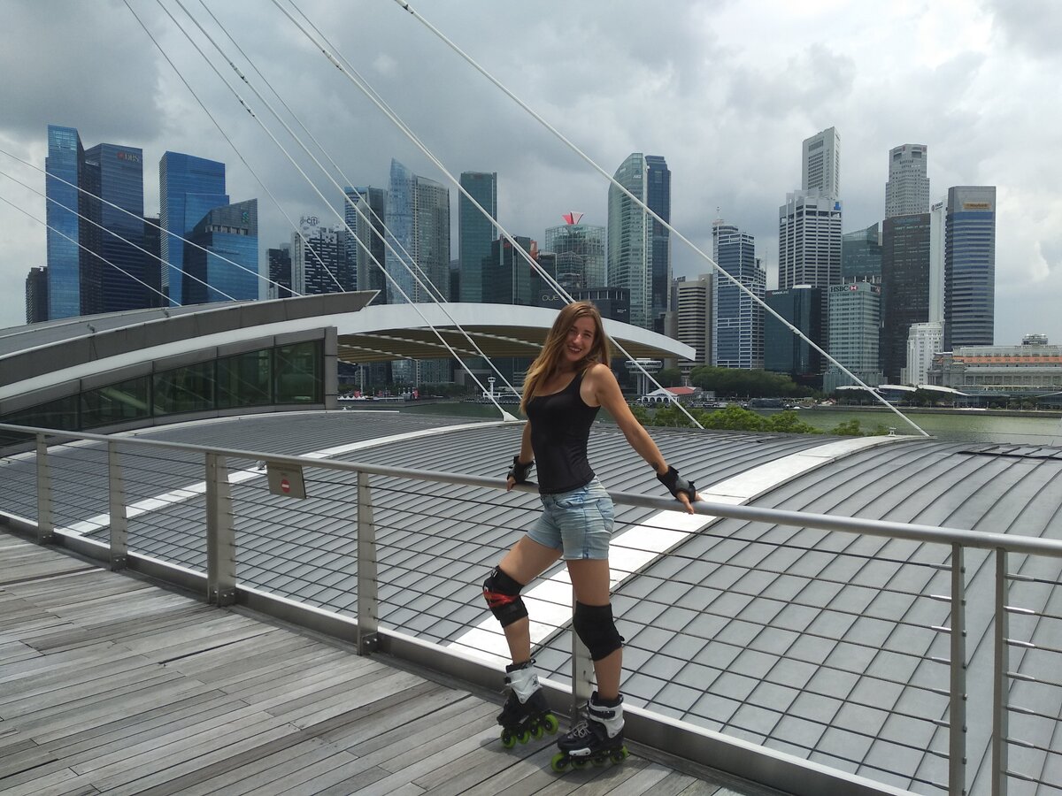 Сингапур. Чтобы объехать город-государство на роликах, мне потребовалось 2,5 дня