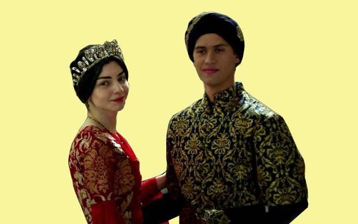 Нурбану и Мурад в сериале "Великолепный век"