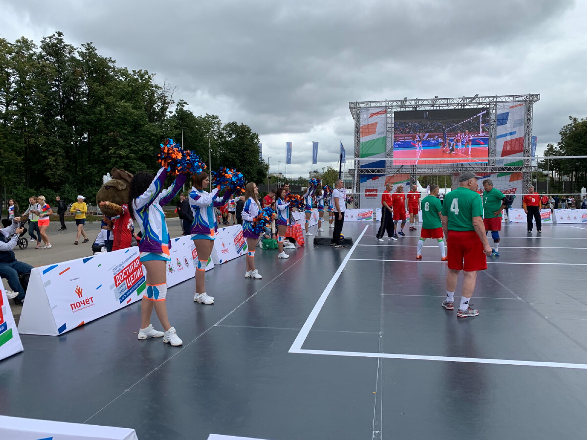 Мобильная волейбольная площадка