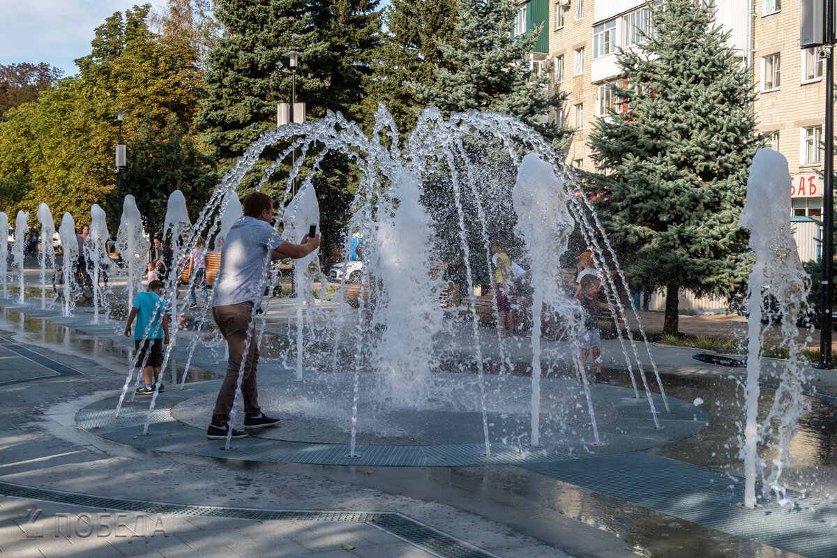 Фонтан на 50 лет ВЛКСМ Ставрополь