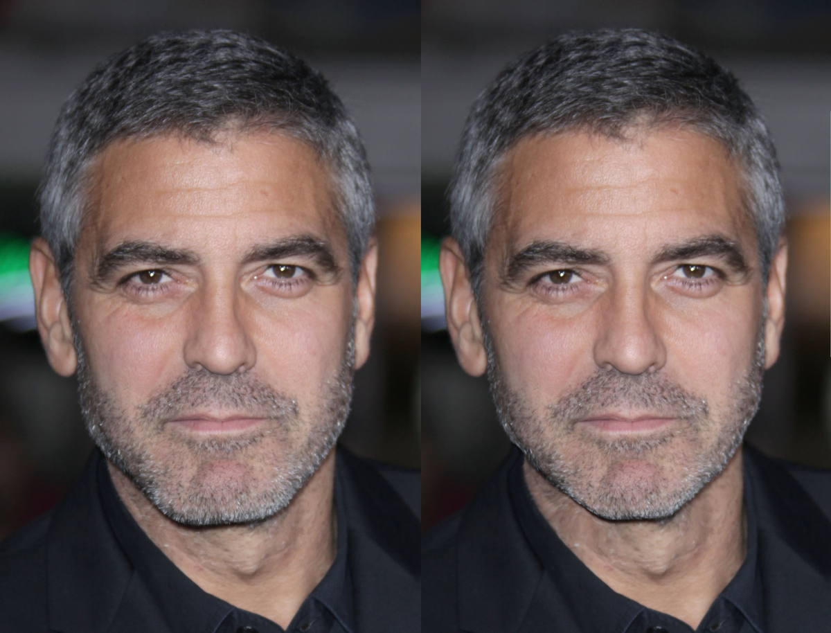 До и После: Джорж Клуни и стандарт красоты. Подгоняем в фотошоп