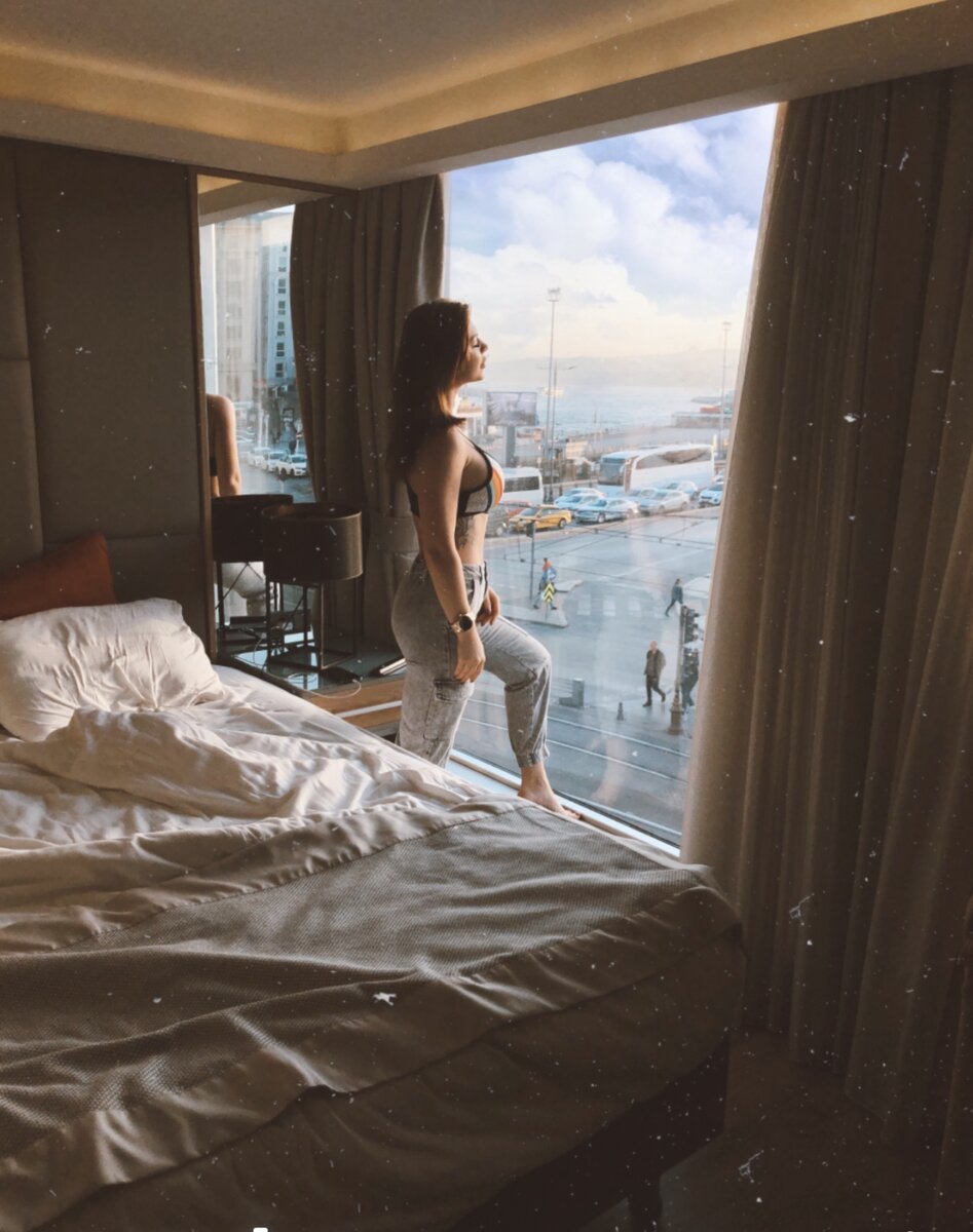 Вид из номера на Босфор