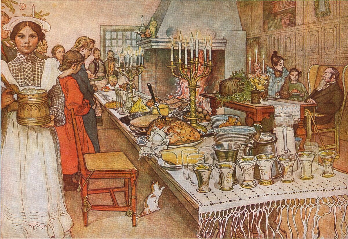 Фото: Wiki ("Канун Рождества" от шведского художника Carl Larsson)