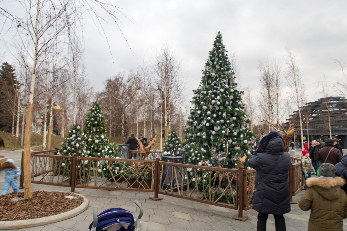 Почему мне не понравилось, как украсили к Новому году парк Зарядье в Москве?