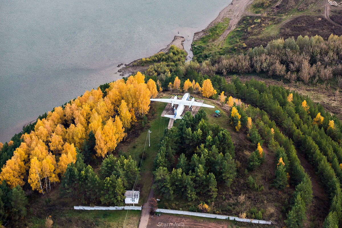 фото сделано с автожира. 