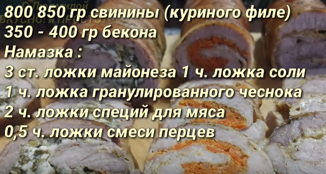 Мясной рулет с грибами из свинины: как сделать в домашних условиях