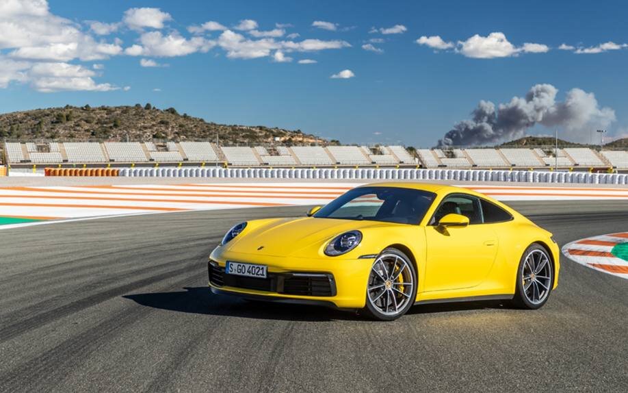 Porsche 911 Carrera Yellow