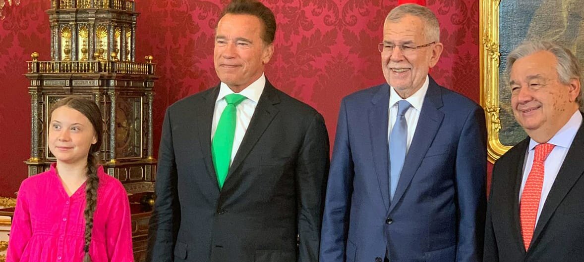 Грета Тунберг на Всемирном саммите R20 по климату в Вене (Фото из открытых источников) 