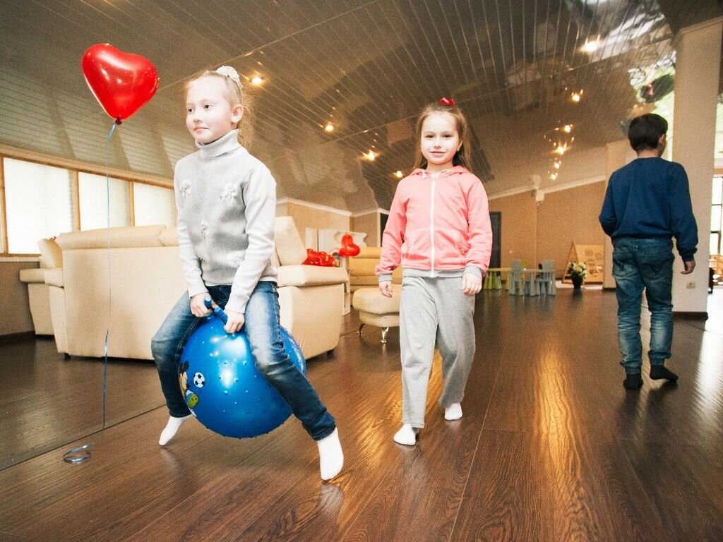 Простор для активных игр даже в помещении