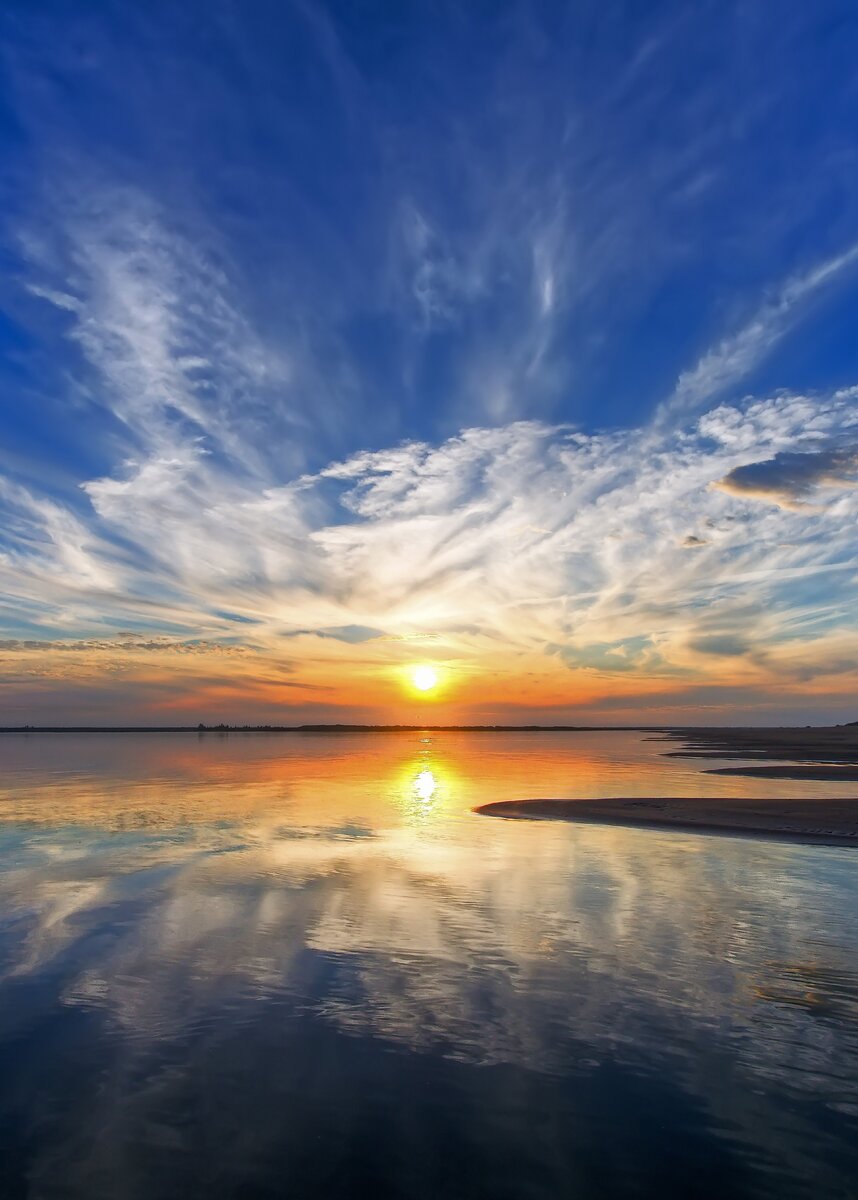 Закат над р.Печорой