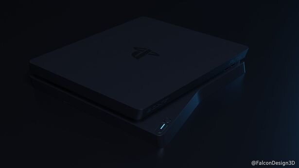 Рендеринг показывает необычную X-образную форму консоли