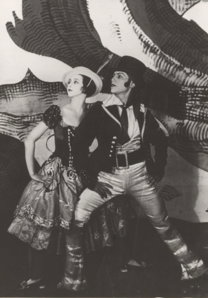 Александра Данилова (балерина) и Серж Лифарь (танцовщик) «Русские сезоны» 