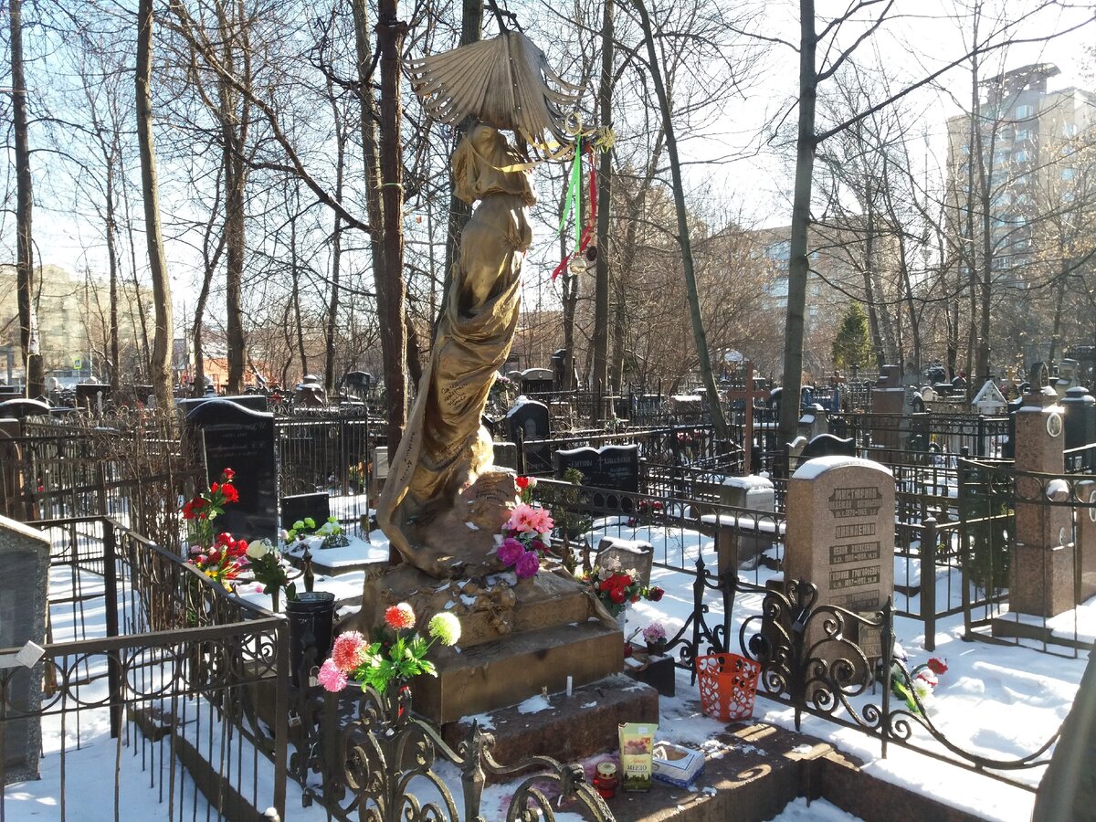 Сонька Золотая ручка Ваганьковское кладбище участок