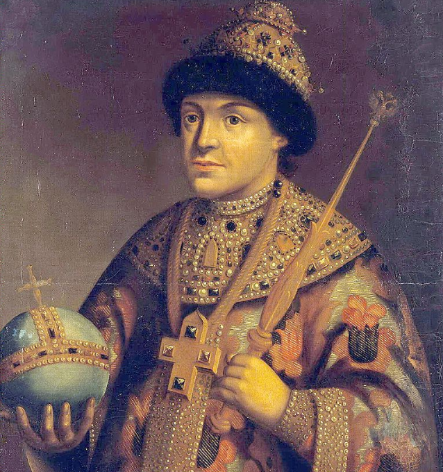 портрет царя Федора Третьего Алексеевича, старшего брата Петра Первого