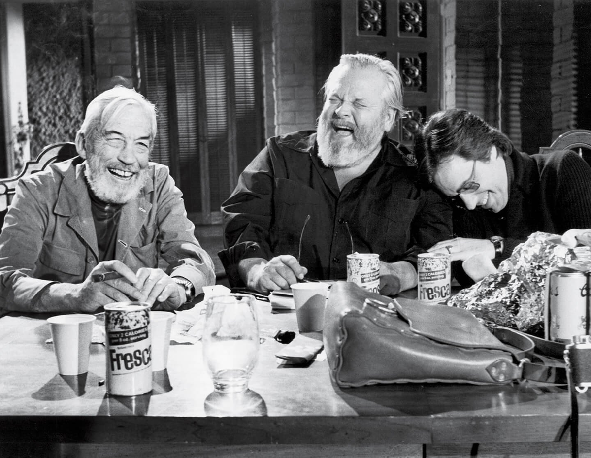 Первые среди лучших. Орсон Уэллс. Орсон Уэллс и Джек Николсон. Orson Welles Бондарчук. Орсон Уэллс в старости