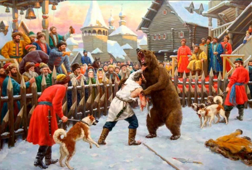 Состязания с медведем. Фото из свободного доступа сети Интернет