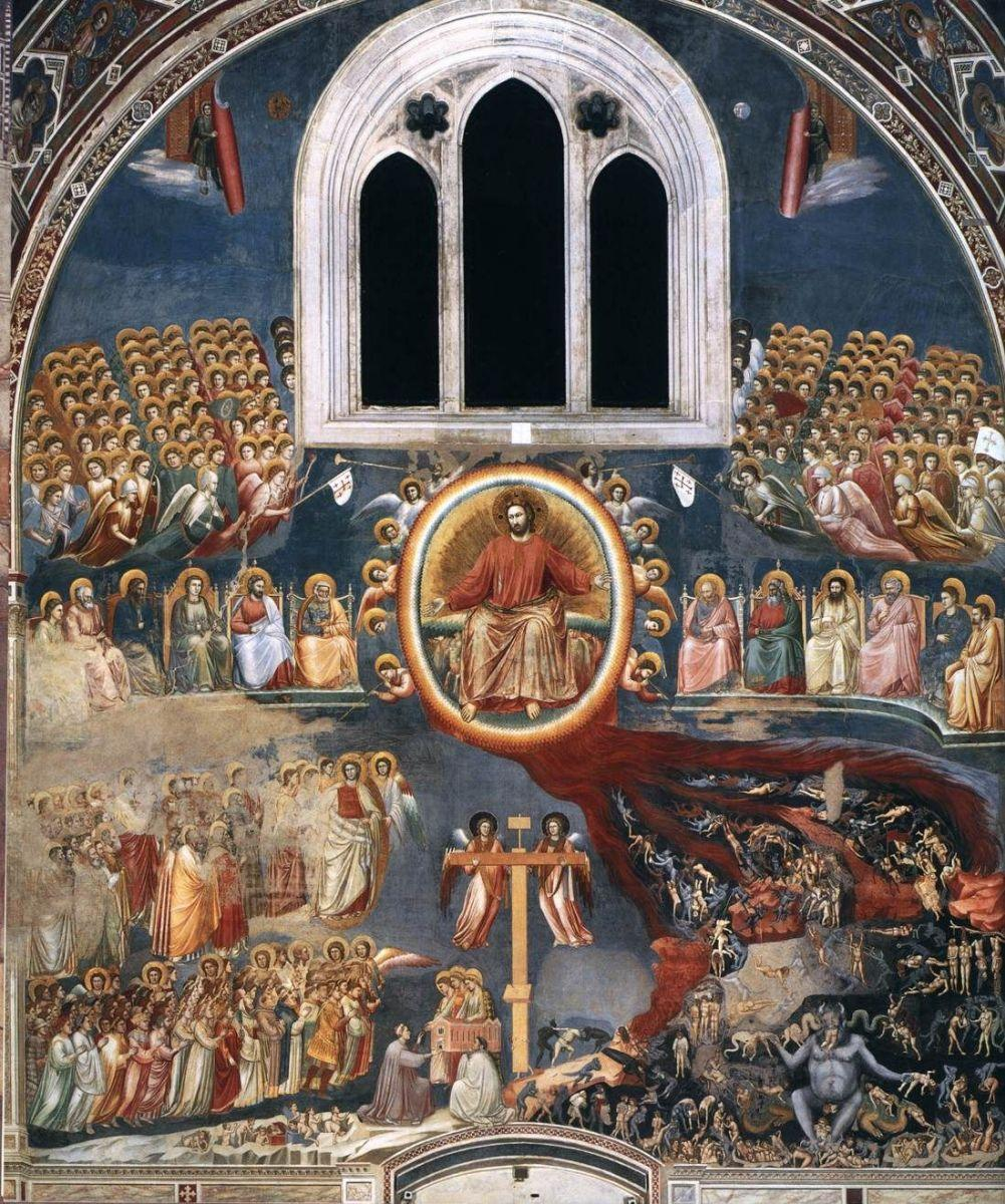 Джотто "Страшный суд"(1303—1306) .Фреска.