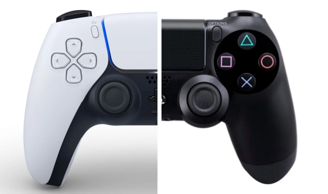 "DualSense 5" и "DualShock 4"
