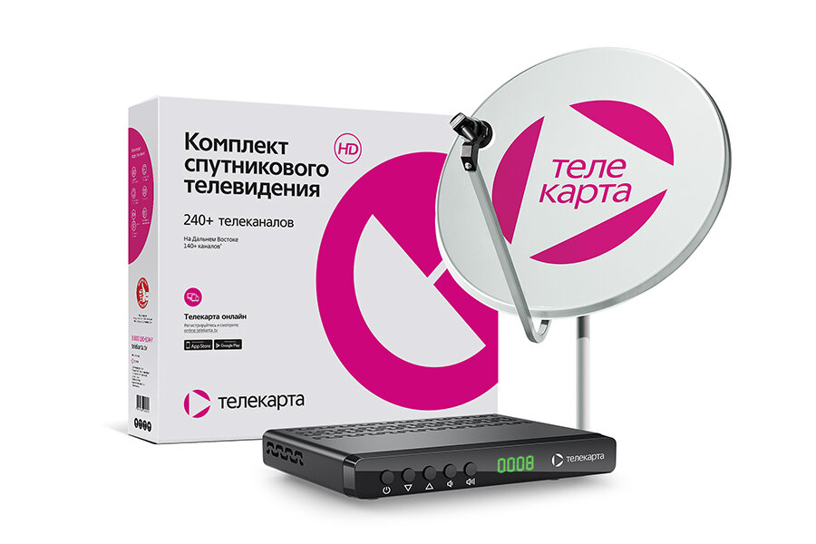 Комплект для установки спутникового ТВ "Телекарта"