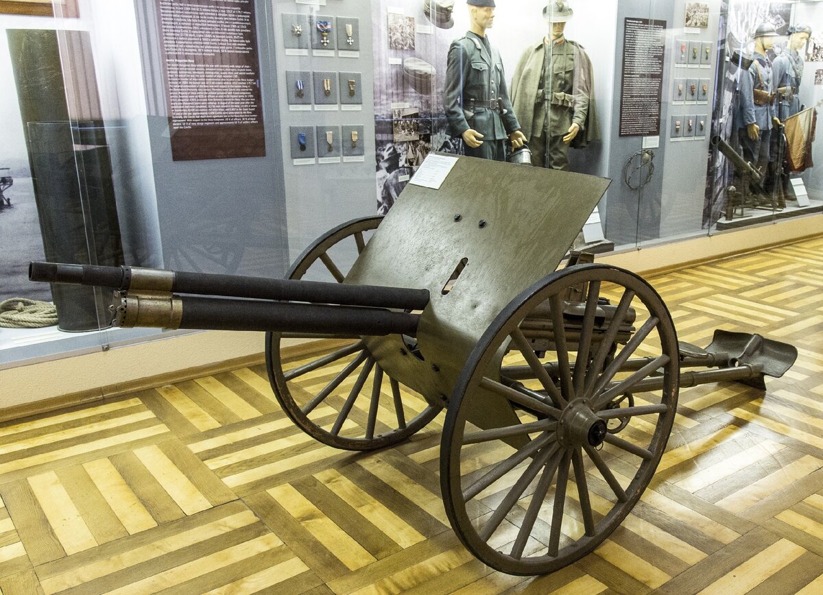 Рис. 1. Пушка Макклина Mk.III. Military Museum Zyzkov, Прага.