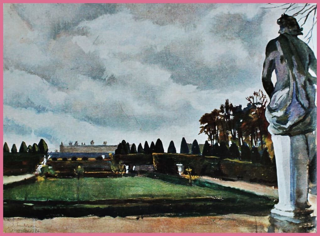 "Версальский парк осенью." 1925