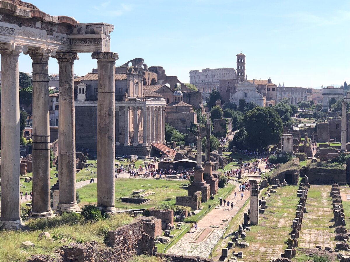 Рим, Палатинский холм, Италия. фото автора