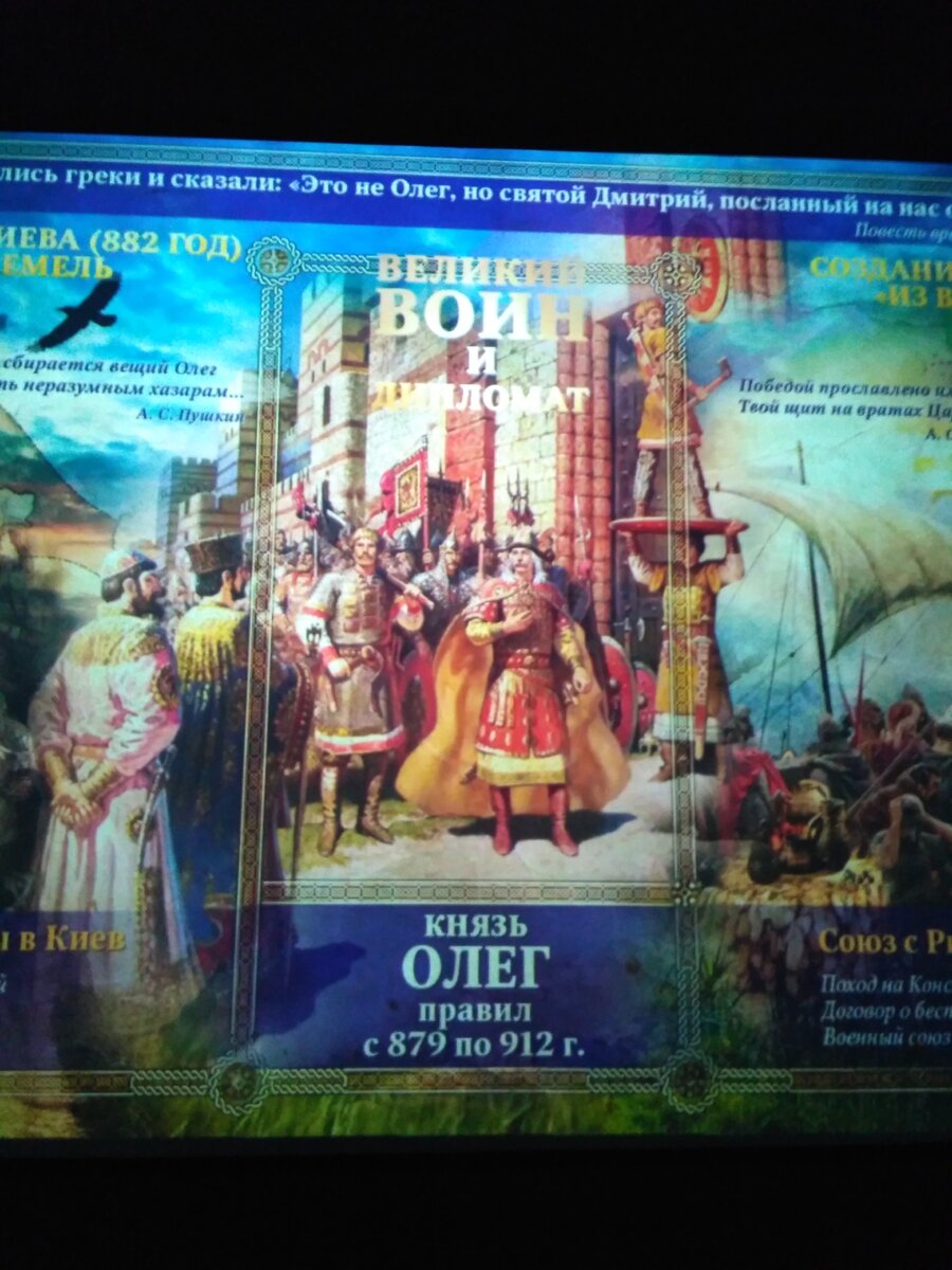 Информация на экранах