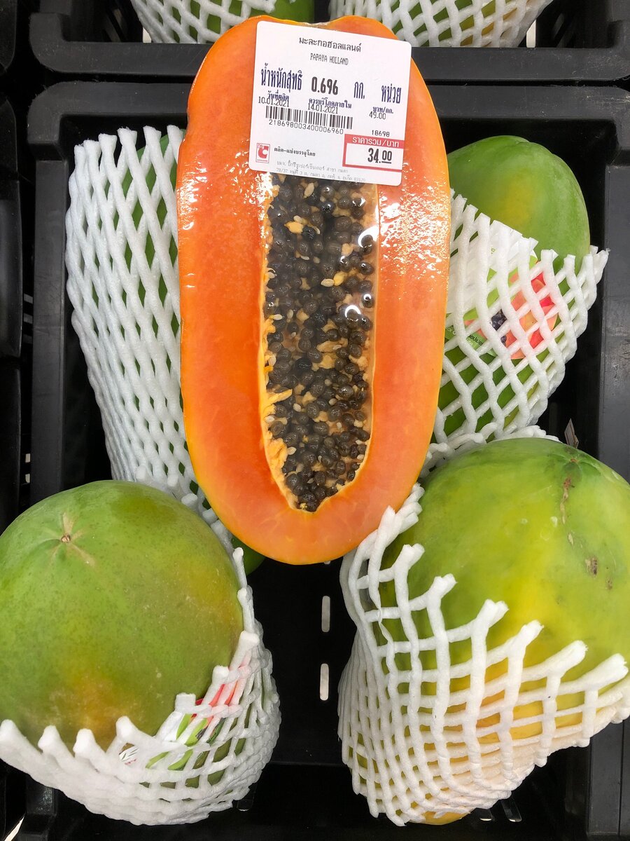 зрелый папайя