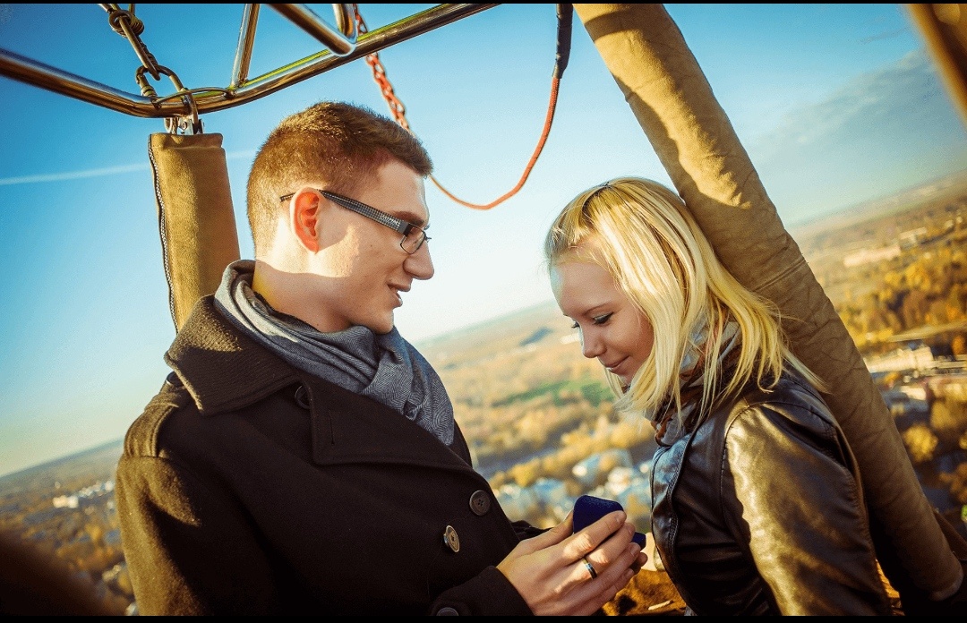 Предложение на воздушном шаре 