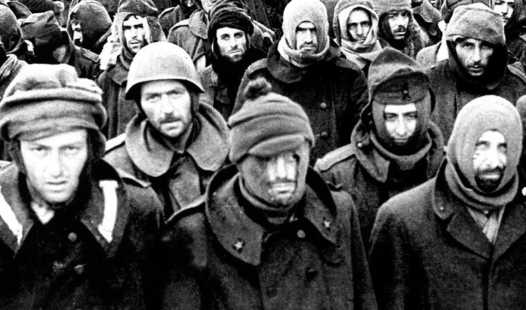 Немцы, захваченные в плен в ходе Сталинградской битвы
