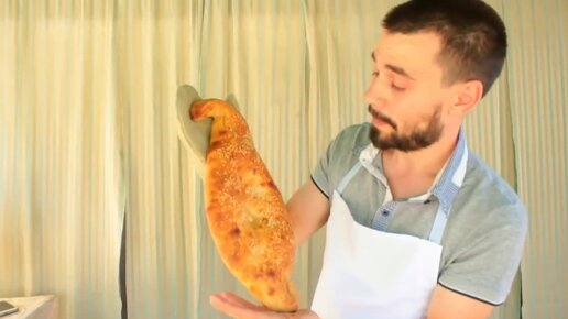 Грузинский Хлеб Шоти в духовке на камне  / The Shoti bread on the stone  / Как сделать Хлеб на закваске