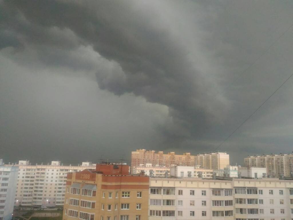 Ураган в Новосибирске.