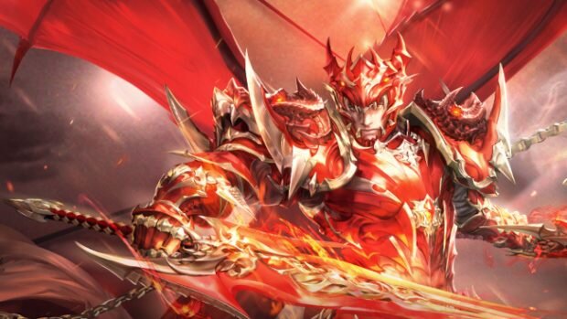 Концепт арт рыцаря с его мастерклассом. 