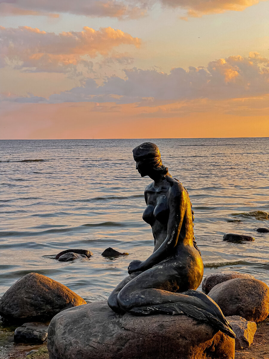 Русалка на Финском заливе. Фото автора