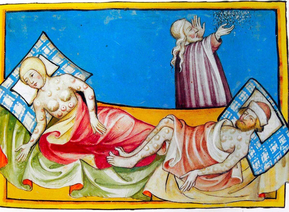 1348 - самый страшный год Великой чумы. 