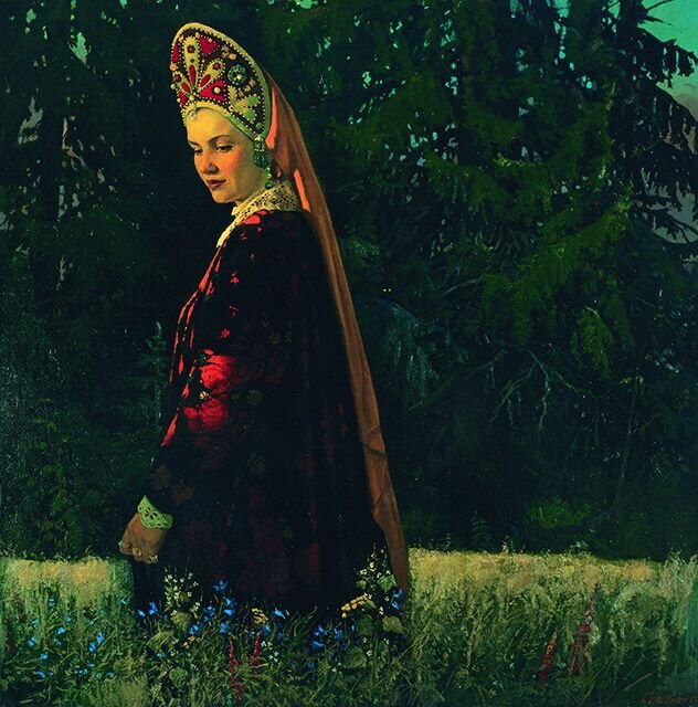 Художник В. Соковнин. Русская красавица https://www.stranamam.ru/photo/8803918/