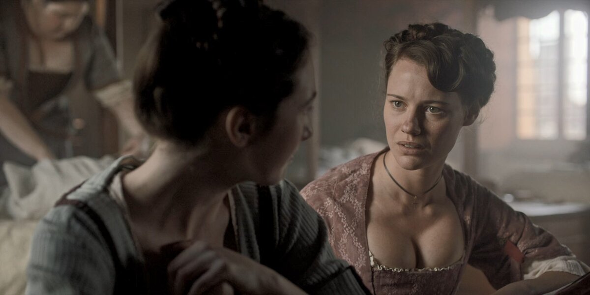 Специально привезенные из Европы девушки (девственность проверяет специально  обученная монахиня) должны выбрать себе мужа. При этом желательно угадать так, чтобы он не был жесток и имел за душой хоть что-то кроме клочка земли и маленькой хижины. А за душой каждой из них своя трагедия: в конце концов не просто так они отправились искать новую жизнь за океан.