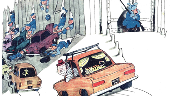 Вспомним смешной и острой карикатуры из журнала Крокодил, о жизни в 70х через призму.