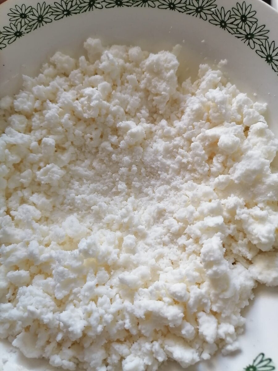 В результате получается такой творог