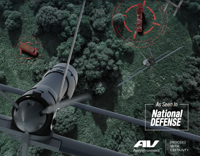 Барражирующий боеприпас Switchblade-600 осуществляет заход на цель (https://www.avinc.com/tms/switchblade-600)