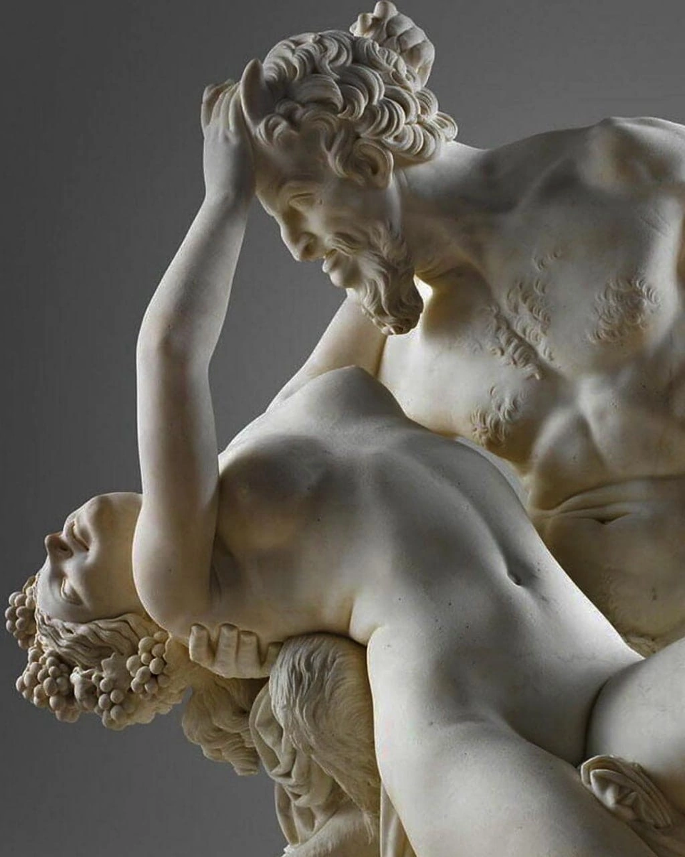 Сатир и Вакханка - работа Джеймса Прадье